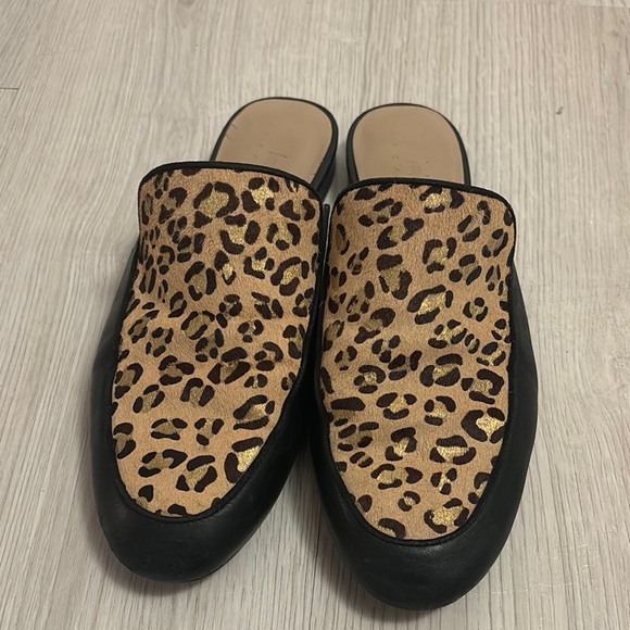 Leopard Print Slip-On Mules - Picture 3 of 3